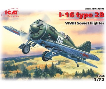 ICM 1/72 I-16 type 28, WWII Soviet Fighter                   