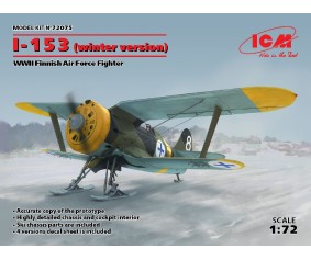 ICM 1/72 I-153 , WWII Finnish Air Force Fighter (winter version)