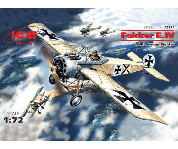 ICM 1/72 Fokker E.IV, WWI German Fighter