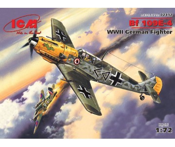 ICM 1/72 Messerschmitt Bf 109E-4, WWII German Fighter