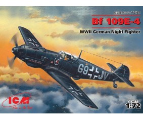 ICM 1/72 Messerschmitt Bf 109E-4, WWII German Night Fighter