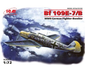 ICM 1/72 Messerschmitt Bf 109E-7/B, WWII German Fighter-Bomber