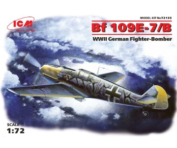 ICM 1/72 Messerschmitt Bf 109E-7/B, WWII German Fighter-Bomber