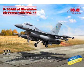 ICM 1/42 F-16AM of Ukrainian Air Forces with PAG-14