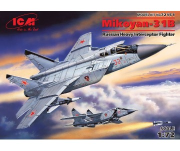 ICM 1/72 Mikoyan-31B, Russian Heavy Interceptor Fighter