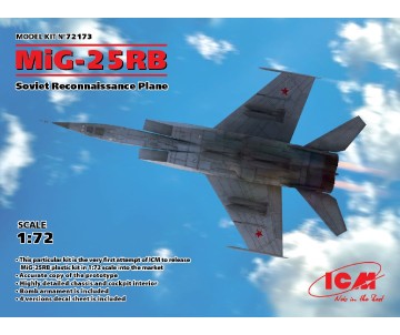 ICM 1/72 MiG-25 RB, Soviet Reconnaissance Plane