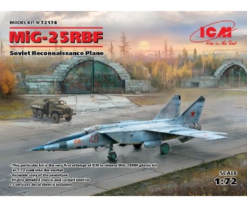 ICM 1/72 MiG-25 RBF, Soviet Reconnaissance Plane