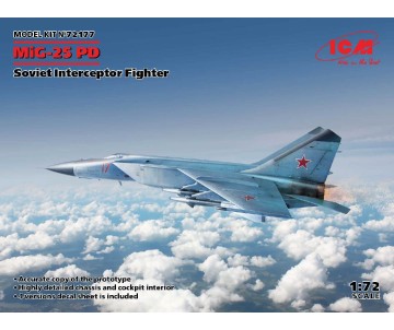 ICM 1/72 MiG-25PD, Soviet Interceptor Fighter