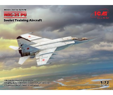ICM 1/72 MiG-25PU, Soviet Training Aircraft