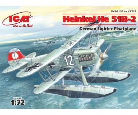 ICM 1/72 Heinkel He 51B-2, German Floatplane Fighter