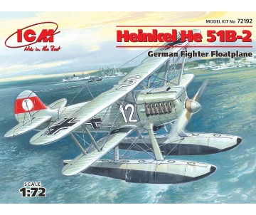 ICM 1/72 Heinkel He 51B-2, German Floatplane Fighter