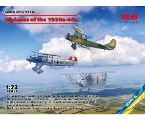 ICM 1/72 Biplanes of the 1930s and 1940s (Не-51A-1, Ki-10-II, U-2/Po-2VS)