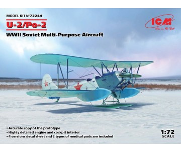 ICM 1/72 U-2/Po-2, WWII Soviet Multi-Purpose Aircraft