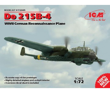 ICM 1/72 Do 215B-4, WWII Reconnaissance Plane