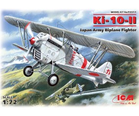 ICM 1/72 Ki-10-II, Japan Army Biplane Fighter