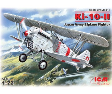 ICM 1/72 Ki-10-II, Japan Army Biplane Fighter