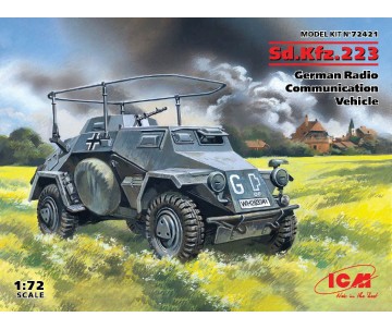 ICM 1/72 Sd.Kfz.223, German Radio Communication Vehicle