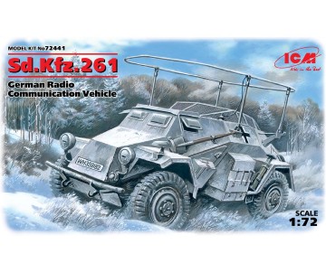 ICM 1/72 Sd.Kfz.261, German Radio Communication Vehicle