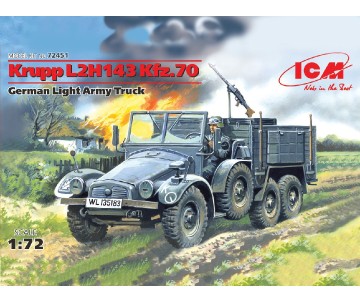 ICM 1/72 Krupp L2H143 Kfz.70, German Light Army Truck