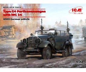 ICM 1/72 Type G4 Partisanenwagen with MG 34, WWII German vehicle