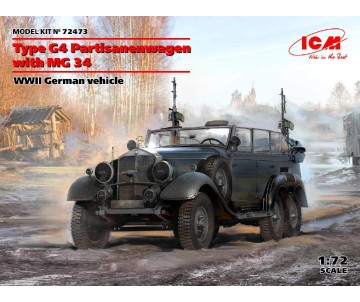 ICM 1/72 Type G4 Partisanenwagen with MG 34, WWII German vehicle