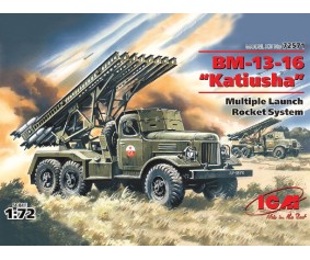 ICM 1/72 BM-13-16 “Katiusha”, Mult. Launch Rocket System on ZiL-157 base