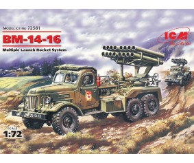 ICM 1/72 BM-14-16, Multiple Launch Rocket System on ZiL-157 base