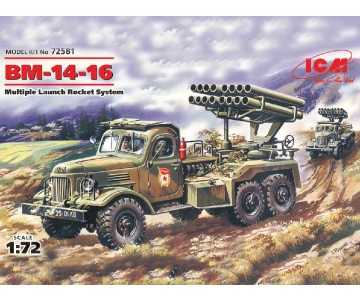 ICM 1/72 BM-14-16, Multiple Launch Rocket System on ZiL-157 base