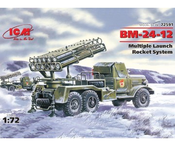 ICM 1/72 BM-24-12, Multiple Launch Rocket System on ZiL-157 base