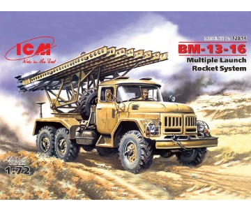 ICM 1/72 BM-13-16,  Multiple Launch Rocket System on ZiL-131 base