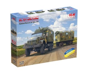 ICM 1/72 ZiL-131, Truck with trailer Armed Forces of Ukraine