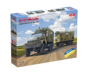 ICM 1/72 ZiL-131, Truck with trailer Armed Forces of Ukraine