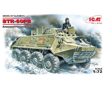 ICM 1/72 BTR-60PB, Armoured Personnel Carrier