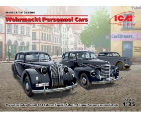 ICM 1/35 Wehrmacht Personnel Cars (Kadett K38 Saloon, Kapitan Saloon, Admiral Saloon)