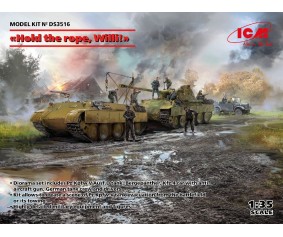 ICM 1/35 'Hold the rope, Willi!' (Pz.Kpfw.V Panther Ausf.D,  Bergepanther , le.gl.Einheitz-Pkw Kfz.4, German Drivers (1939-1945) and German Tank Riders (1942-1945))