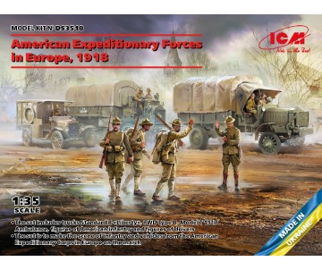 ICM 1/35 American Expeditionary Forces in Europe, 1918 
(Standard B “Liberty”, FWD Type B, Model T 1917 Ambulance, US Infantry, US Drivers)