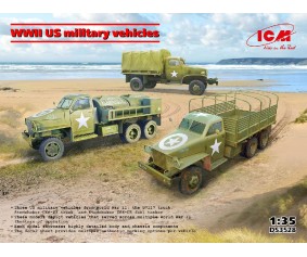 ICM 1/35 WWII US Military Vehicles (G7117, Studebaker US6-U3, Studebaker US6-U5)