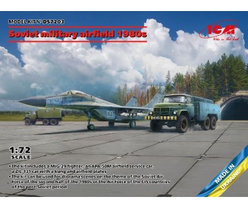 ICM 1/72 Soviet military airfield 1980s (Mikoyan-29 