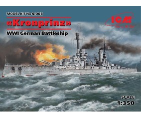 ICM 1/350 'Kronprinz', WWI German Battleship