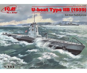 ICM 1/144 U-Boat Type IIB (1939), German Submarine