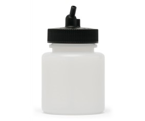 Iwata Big Mouth Airbrush Bottle 3 oz / 84 ml Jar With 38 mm Adaptor Cap