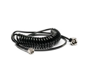 Iwata 6' Cobra Coil Airbrush Hose with Iwata Airbrush Fitting and 1/4
