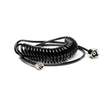 Iwata 6' Cobra Coil Airbrush Hose with Iwata Airbrush Fitting and 1/4