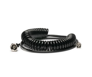 Iwata 10' Cobra Coil Airbrush Hose with Iwata Airbrush Fitting and 1/4