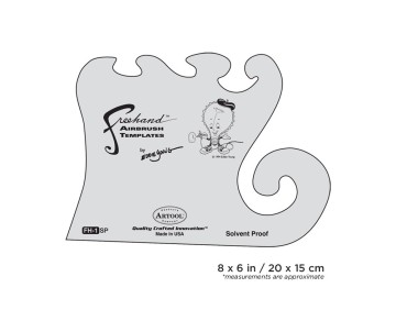 Iwata Artool FH1 Freehand Airbrush Template by Eddie Young