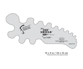 Iwata Artool #3 The 360 Shield Freehand Airbrush Template by Richard Montoya
