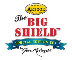 Iwata Artool The Big Shield Special Edition Set Freehand Airbrush Template by Gabe McCubbin