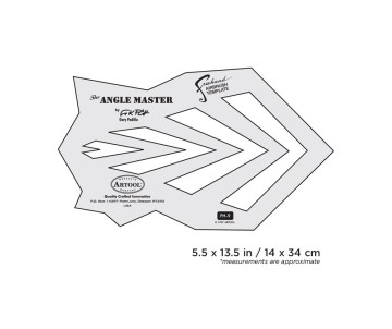 Iwata Artool #9 The Angle Master Freehand Airbrush Template by Gary Padilla