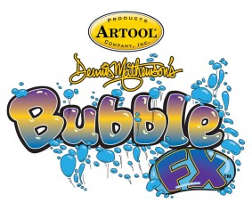 Iwata Artool Bubble FX Set Freehand Airbrush Template by Dennis Mathewson