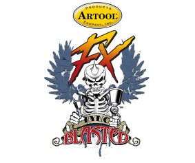 Iwata Artool Blasted FX Circle FXFreehand Airbrush Template by Ryan 